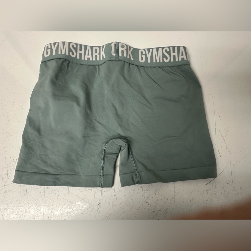 Gymshark seamless athletic shorts color green - Picture 2 of 3